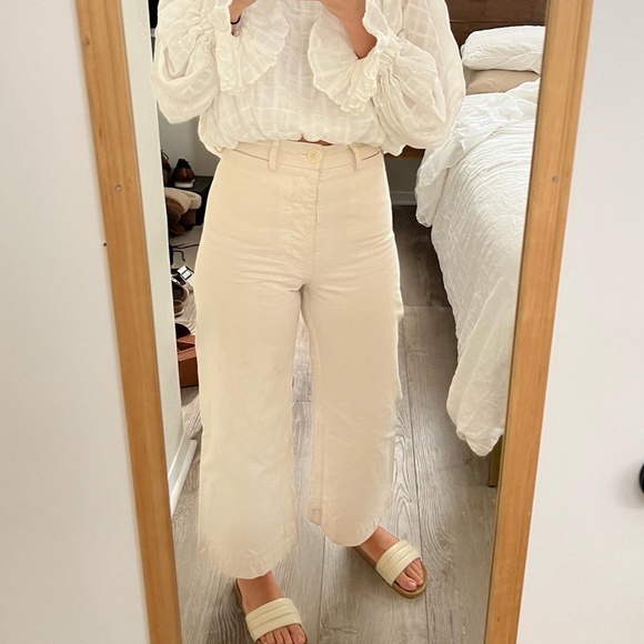 Jesse Kamm Sailor Pants in Natural - Picture 2 of 7